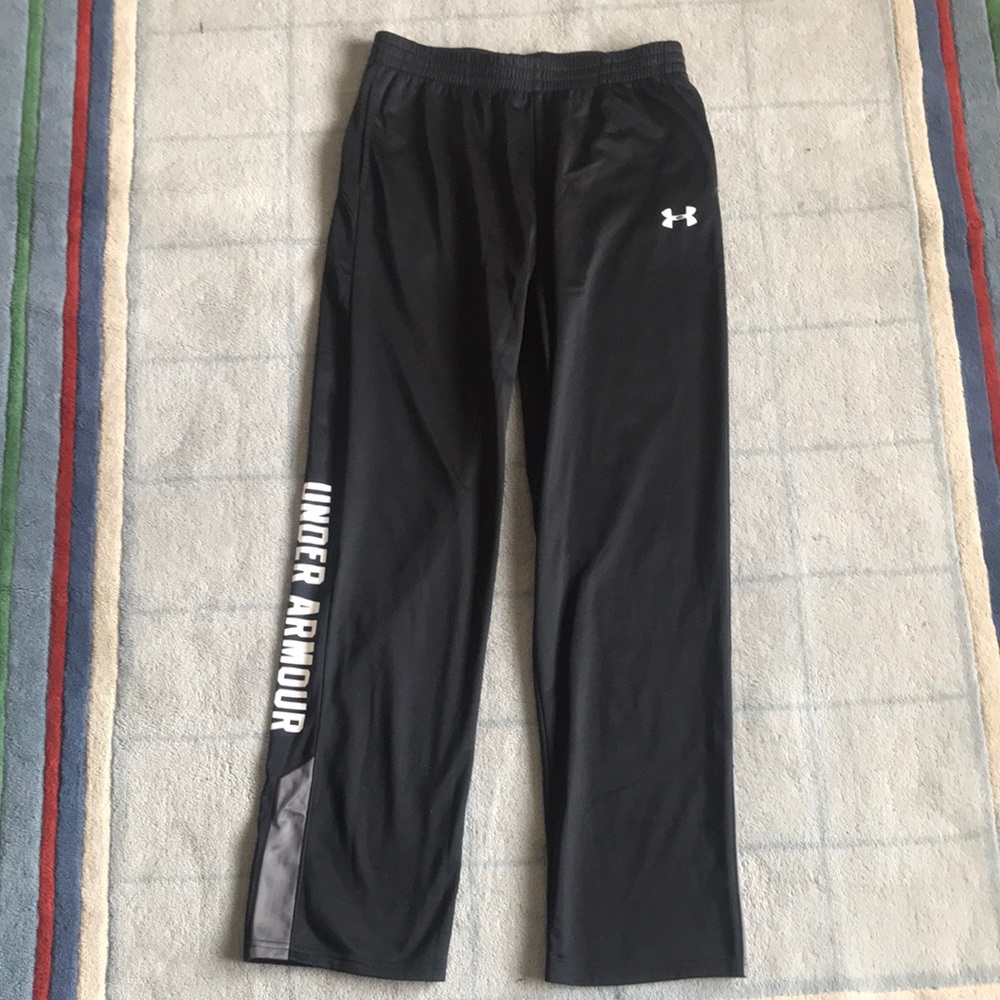 UA Youth black joggers